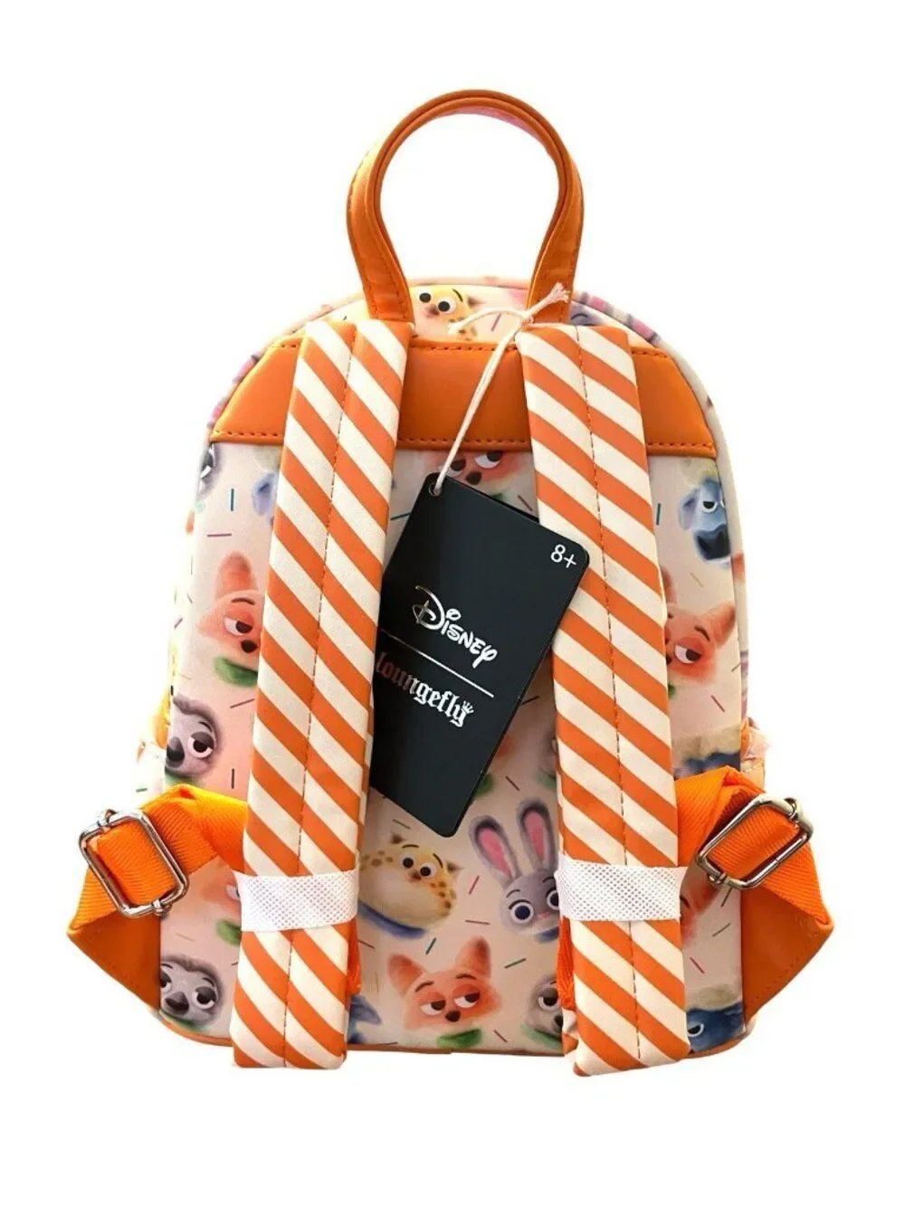 Loungefly Zootopia 2 Nick Wilde Cotton Candy Cosplay Fox Mini Backpack NWT